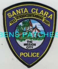 CALIFORNIA,SANTA CLARA POLICE SESQUICENTENNIAL 1